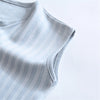 Pure Cotton Striped Baby Sleeping Bag with Split Legs