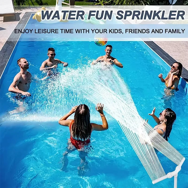 Adjustable Dual-Spray Pool Fountain