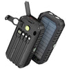 40,000mAh Solar Power Bank with Hand Crank & Multi-Cable