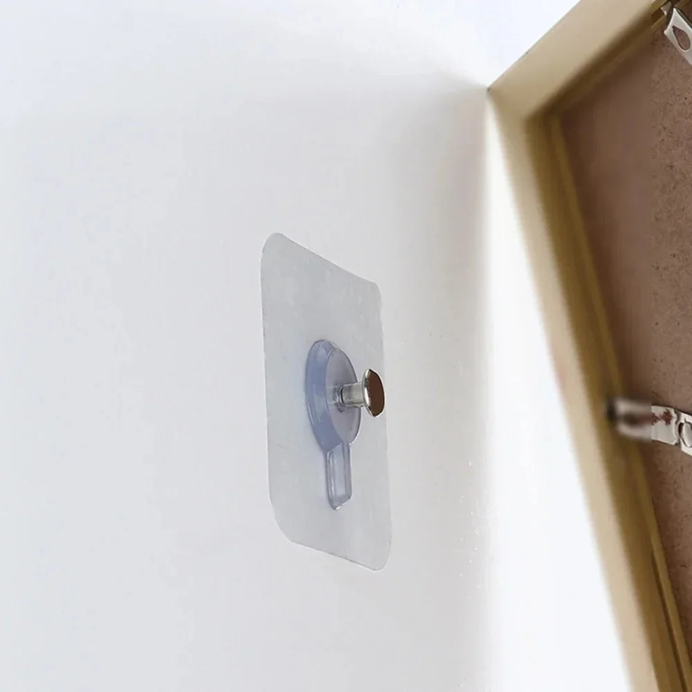 Adhesive Wall Hooks for Hanging Pictures and Decor