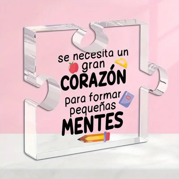 Spanish Teacher Appreciation Plaque