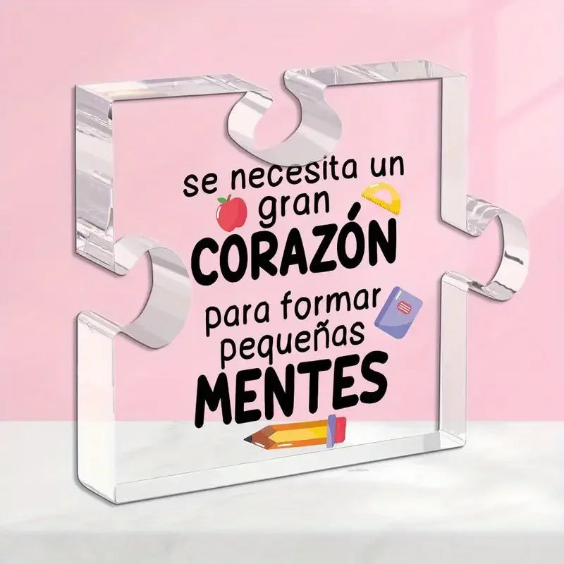 Spanish Teacher Appreciation Plaque