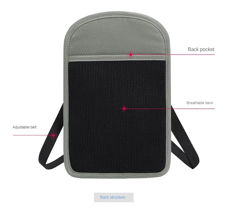 RFID Blocking Travel Neck Wallet with Multiple Pockets