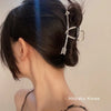 Gold S-Shaped Metal Hair Claw