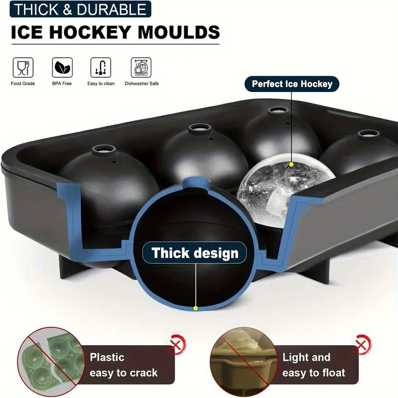 6-Grid Silicone Ice Cube Mold