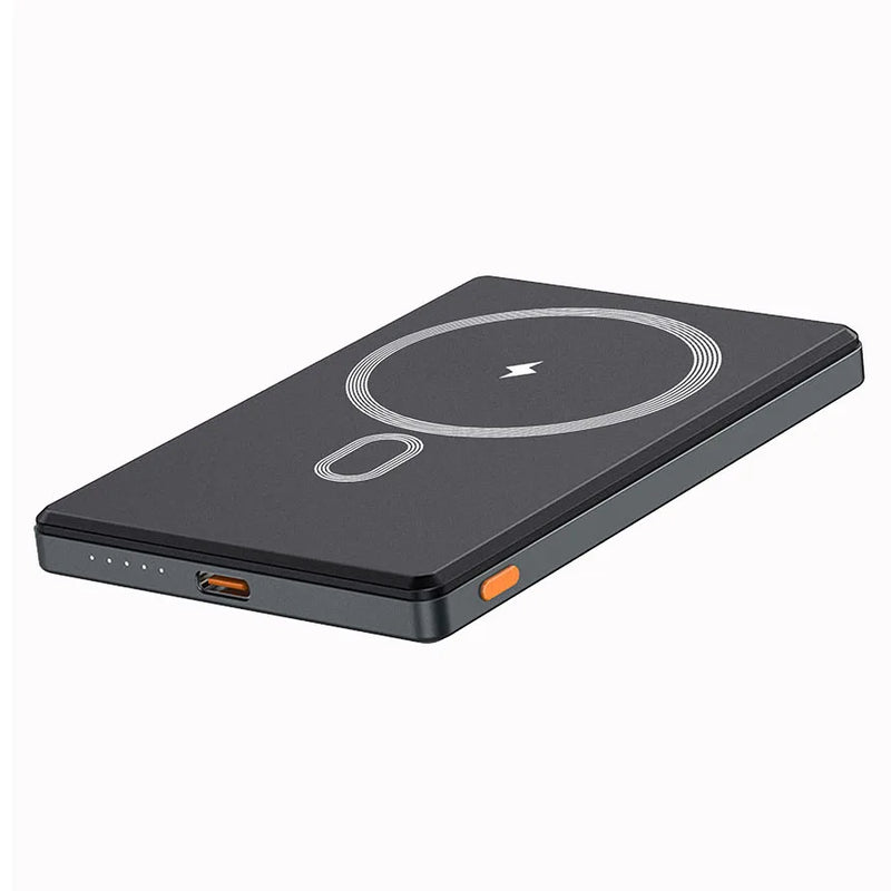 Foldable Magnetic Wireless Power Bank with Built-in Cables