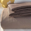 Organic Cotton Percale Bed Sheet Set with Pillowcases