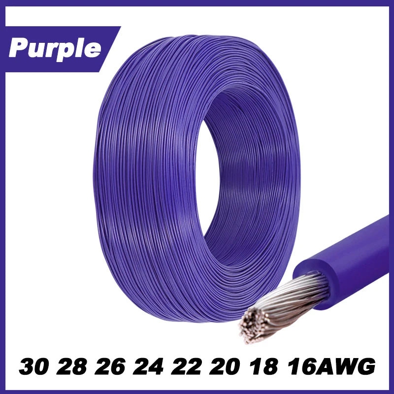 12-Color Tinned Copper Hookup Wire for DIY Projects