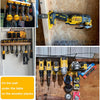Wall-Mounted Tool Holder Rack for Cordless Power Tools