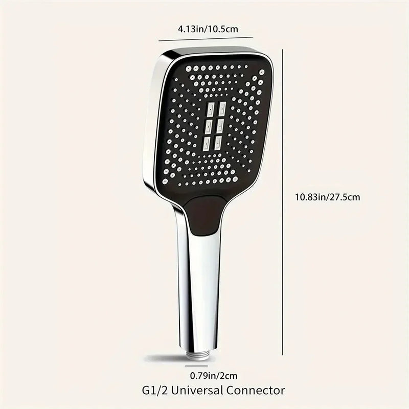3-Mode Adjustable Handheld Shower Head