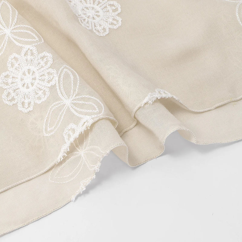 Retro Ethnic Embroidered Shawl