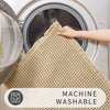 Waffle Weave Bath Mat with Non-Slip Backing