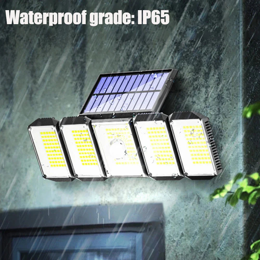 300 LED Solar Motion Sensor Outdoor Wall Lamp