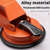 An orange floor gap repair tool featuring a thickened ABS buckle and a black handle.