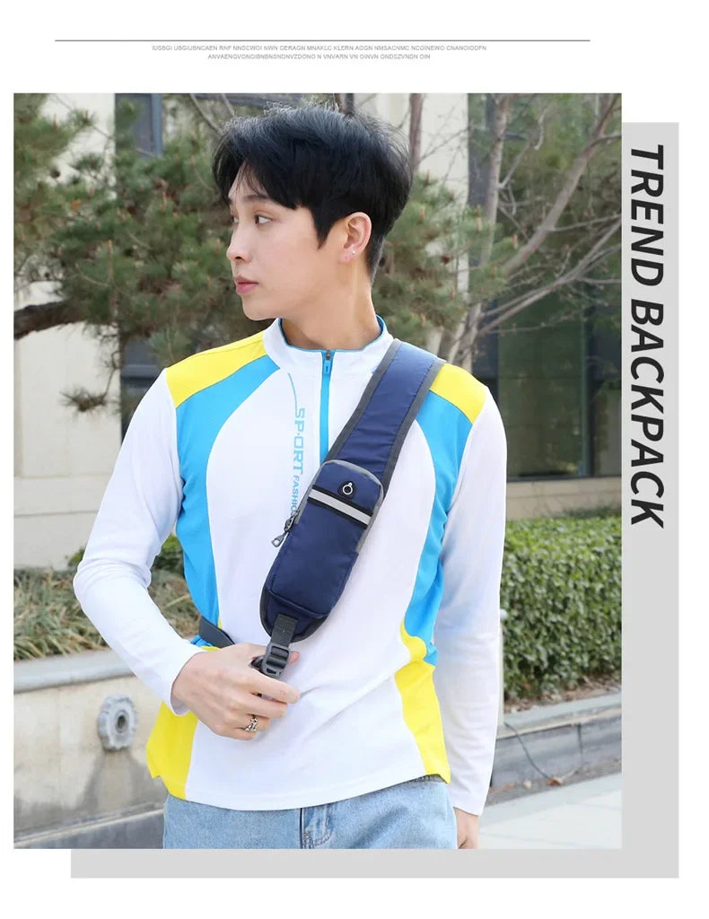 Waterproof Nylon Sling Chest Bag