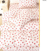 Red Heart Print Duvet Cover Set with Pillowcases