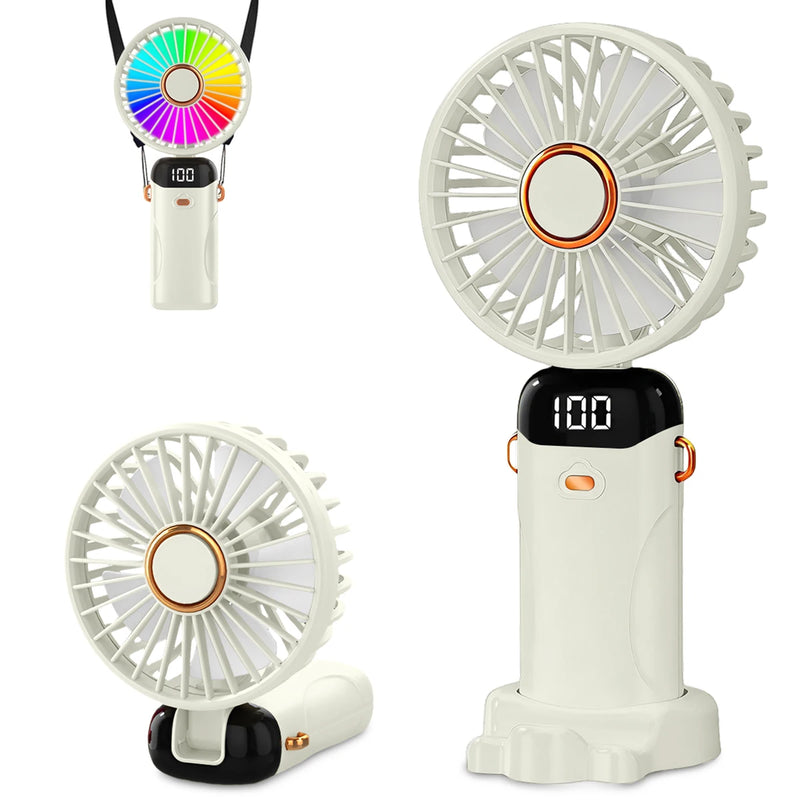 Foldable USB Rechargeable Handheld Fan