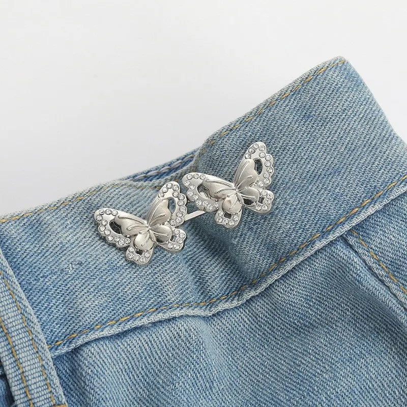 Butterfly Adjustable Waist Clip for Jeans and Skirts