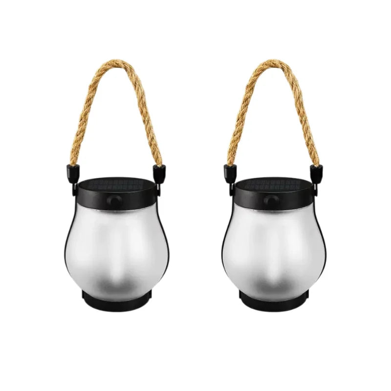 Solar-Powered Rechargeable Camping Lantern