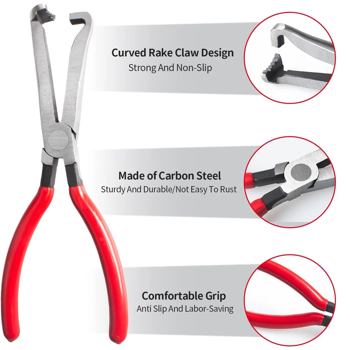 Automotive Connector Separator Pliers with Carbon Steel Build