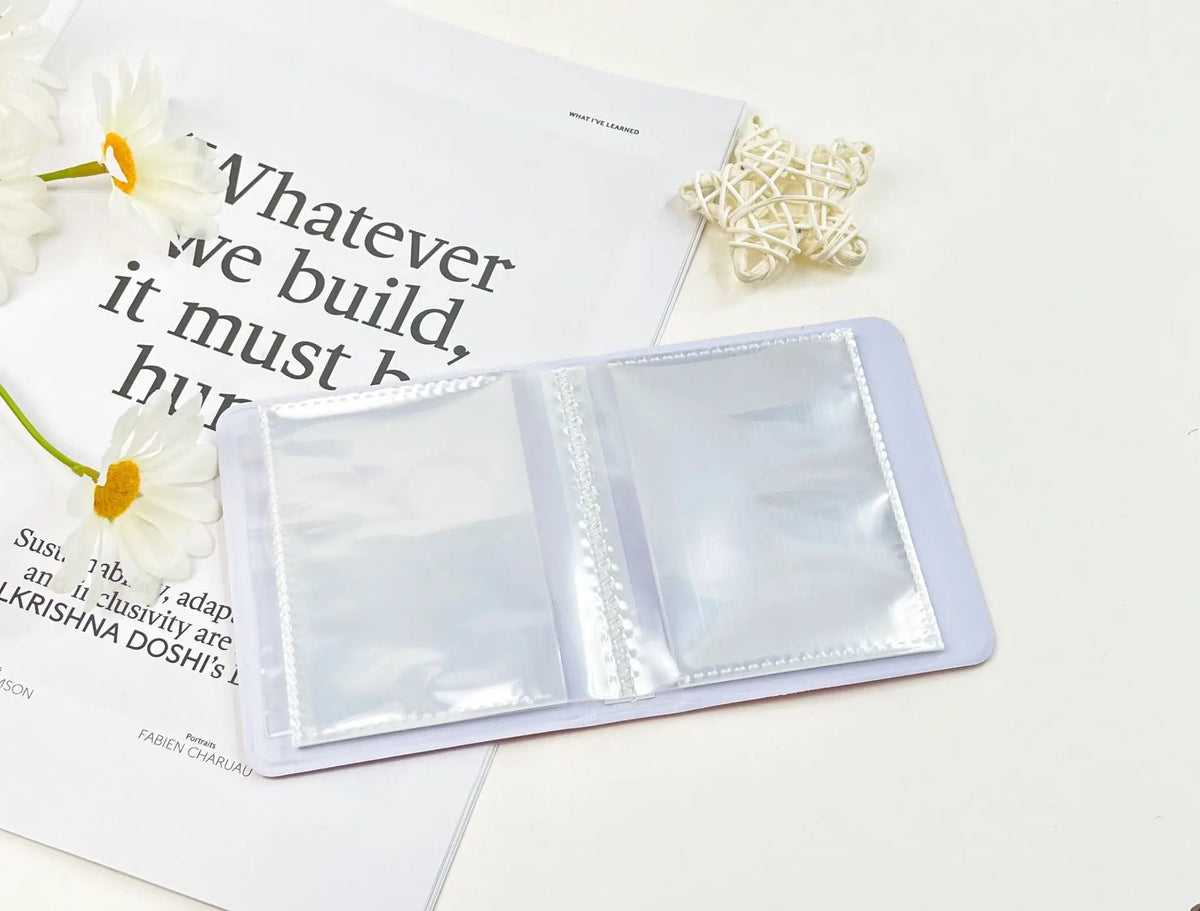 Heart-Shaped Mini Photo Album for K-pop Photocards
