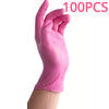 Pink Nitrile Cleaning Gloves for Kitchen, Dishwashing, and More