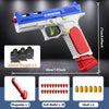 Building Block Toy Gun with Continuous Firing Blowback Action