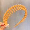Elegant Solid Color Wave Hairbands