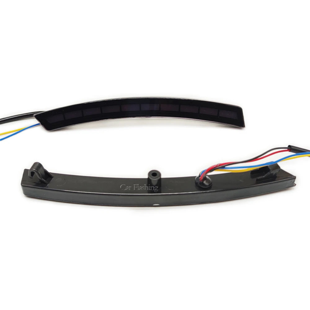 Black LED daytime running lights for a Honda CR-V with dynamic turn signal