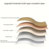 Cross-section diagram showing the multi-layer insulation of a foot bath tub, including waterproof coating, fabric, pearl cott