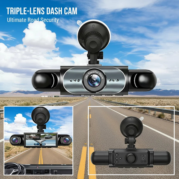 4-Kanal 360° Dashcam-System mit Parkmodus