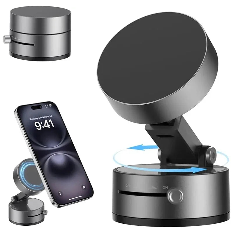 Magnetic Retractable Car Phone Mount