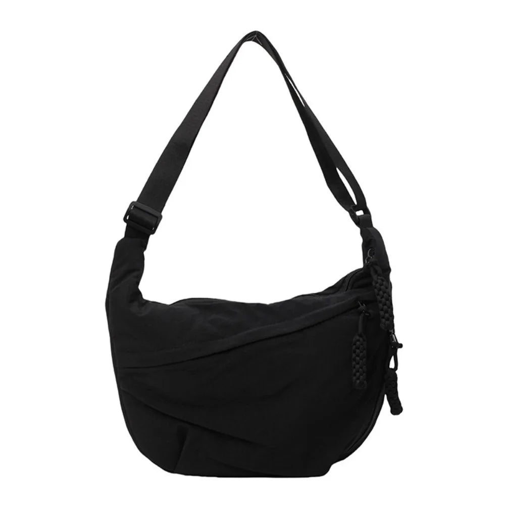 Lightweight Canvas Crossbody Bag with Adjustable Strap