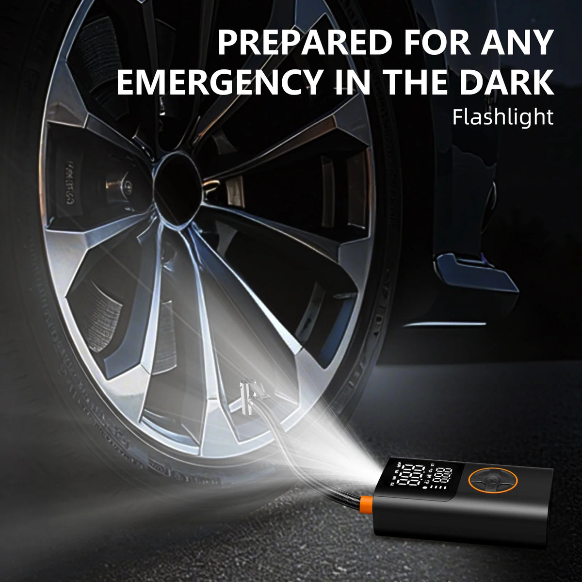 Wireless Digital Tire Inflator with USB Charging Port