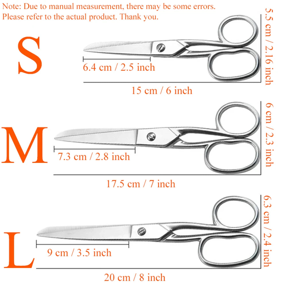 Stainless Steel Sewing Scissors for Crafting and DIY