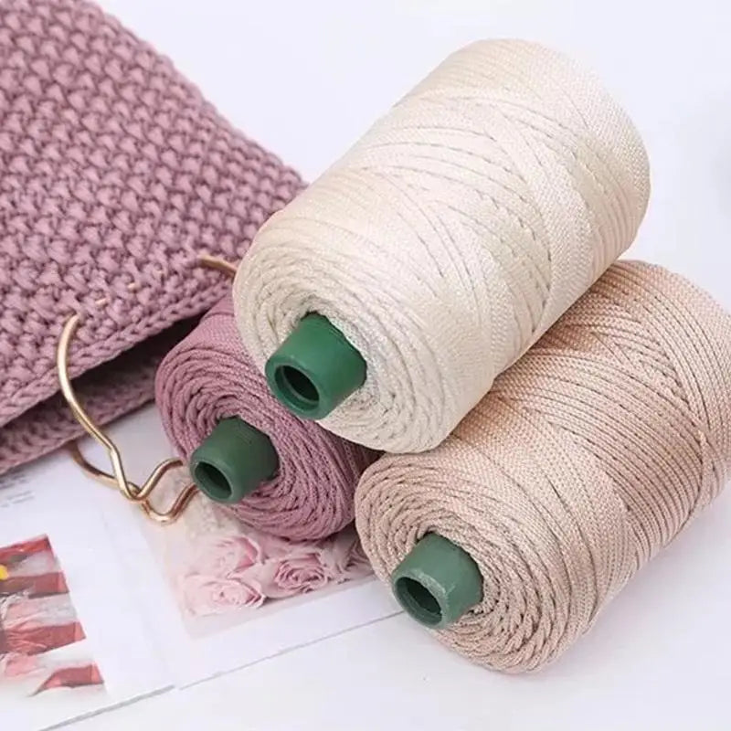 Ice Yarn Crochet Thread for Summer Bags, Hats & Home Crafts