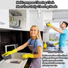 A woman demonstrates how to use a multi-purpose cleaning cloth for daily cleaning needs.