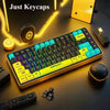 RavenSakura PBT Keycaps — Cherry Profile, Side-Printed Translucent Set