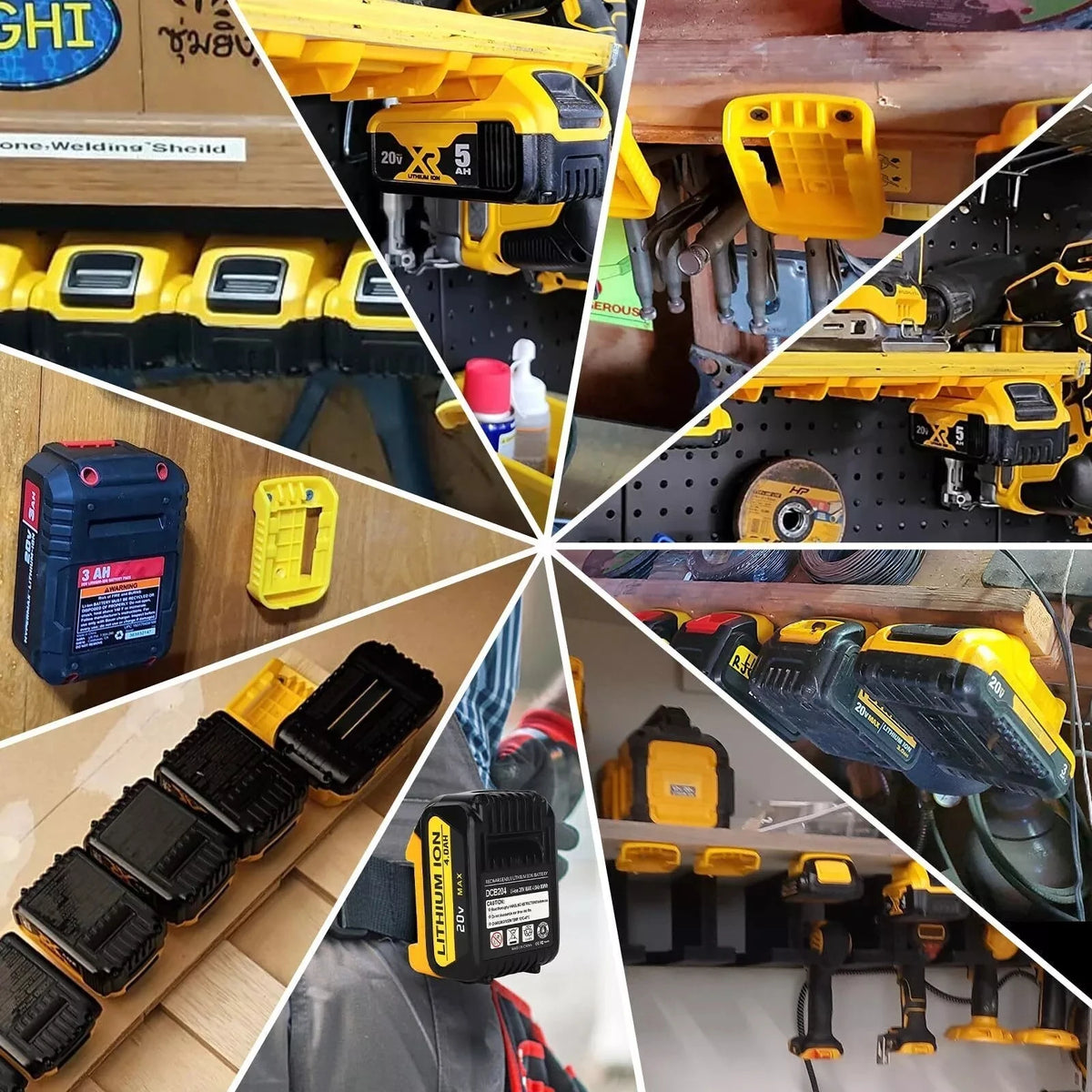 USB & Type-C Power Bank Adapter for DeWalt 20V/18V Li-ion Batteries