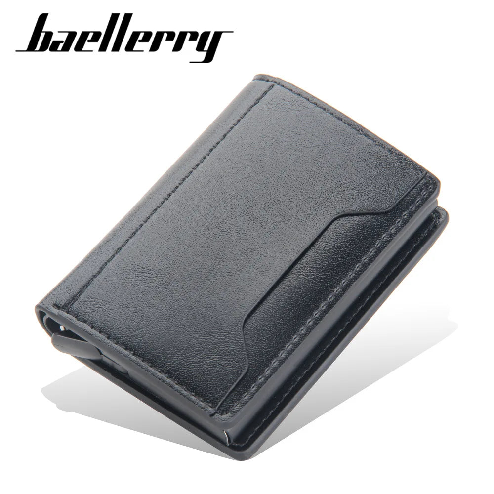 Carbon Fiber Mini RFID Blocking Wallet for Men
