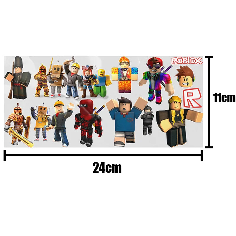 Pegatinas Decorativas UV DTF con Temática de Roblox