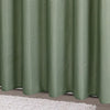 Waffle Textured Waterproof Shower Curtain with Hooks
