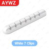 Clips Adhesivos para Gestión de Cables