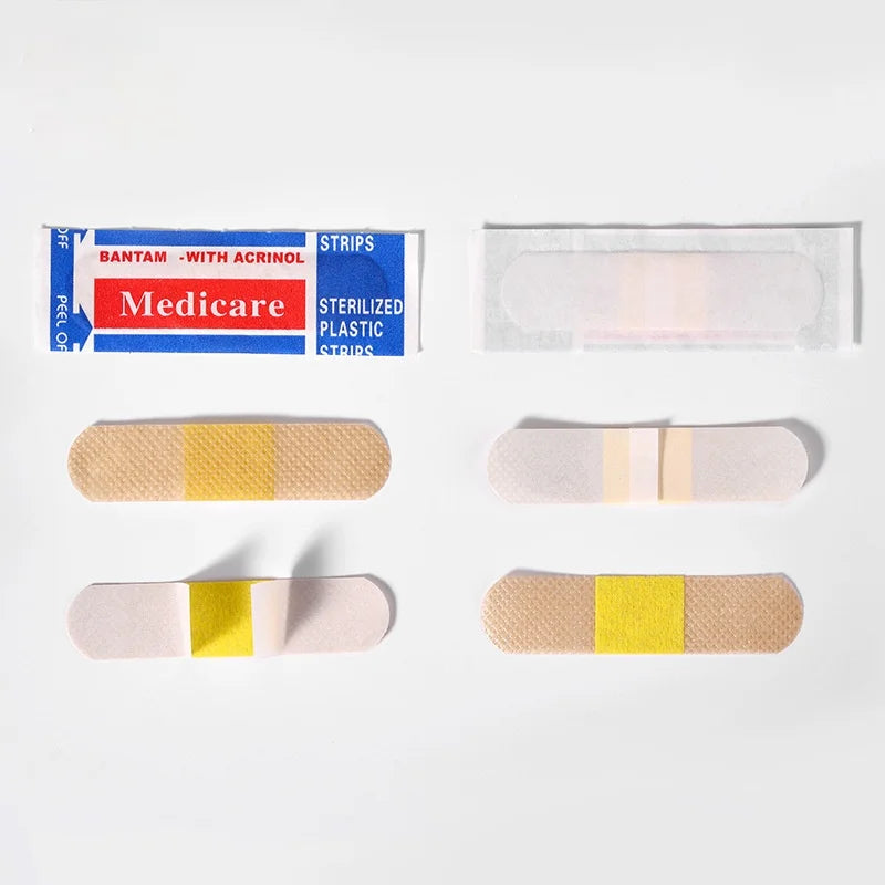 Waterproof Adhesive Bandages – Family First Aid Kit (Pack of 100)
