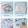 Waterproof Mesh Zipper Pouch Set for Documents and Storage