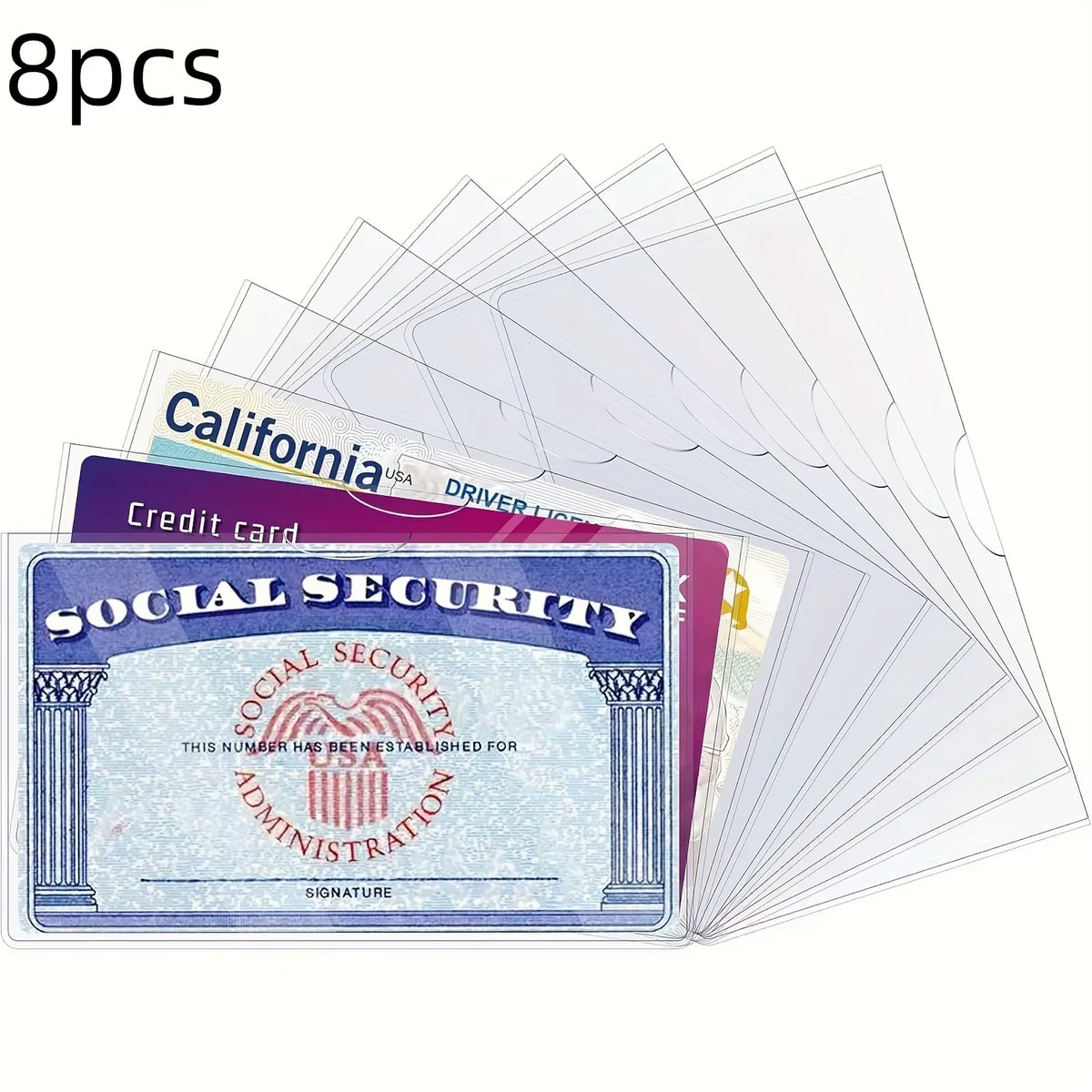 PVC Card Protector Sleeves (Set of 10)