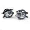 Pair of LED front fog light grilles for Lexus GS350 and GS450h F Sport vehicles.
