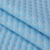 Light blue breathable cooling pillowcase fabric with a quilted pattern.