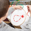 Embroidery Stitch Practice Kit with 30 Stitches for Beginners