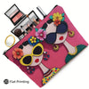 Floral Print Makeup & Travel Pouch
